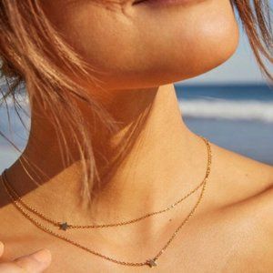 jennifer zeuner Double Star Necklace